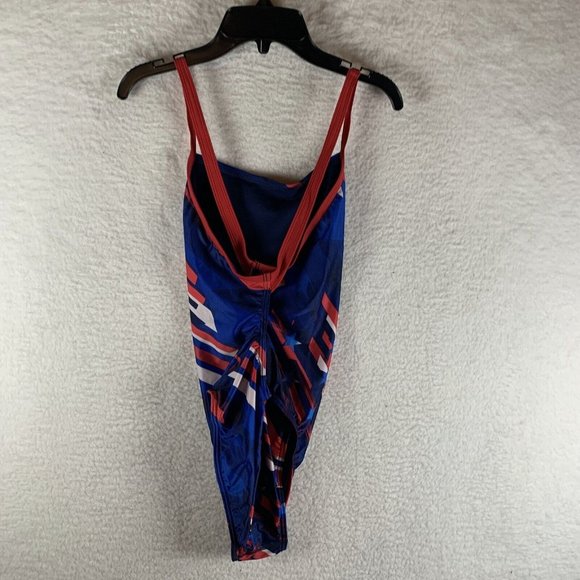 Speedo Swimsuit Women's 10/36 Multi Star Print One‎ Piece ProLT Super Pro 8074 - Picture 2 of 6